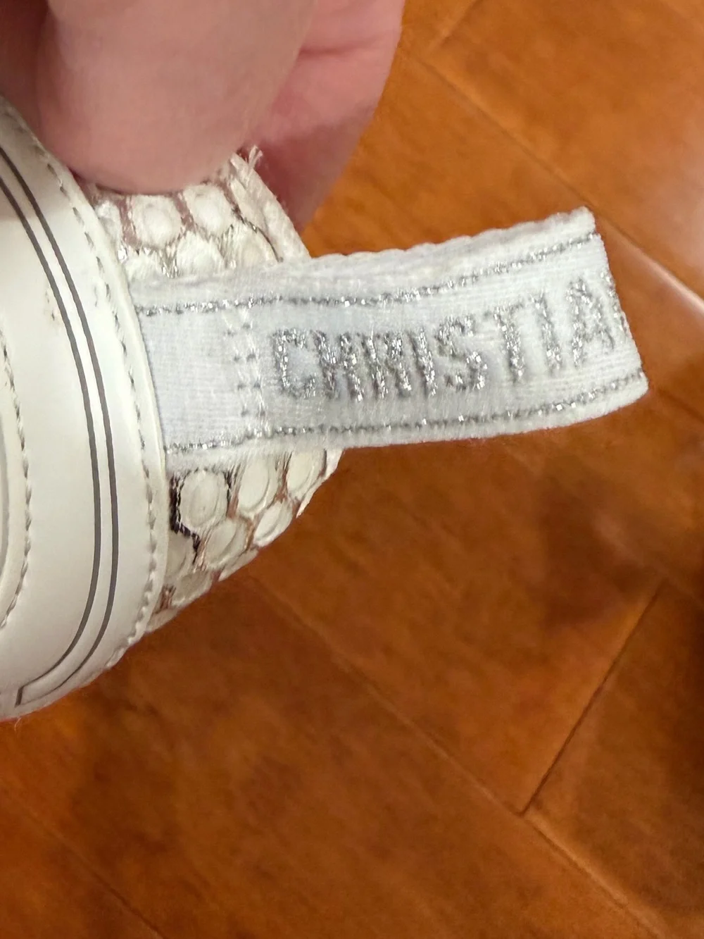 Christian Dior Oblique Transparent Logo Lace Up Vibe Sneakers Shoes Sz. 39 (9)